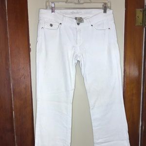 Reflex white corduroy jeans